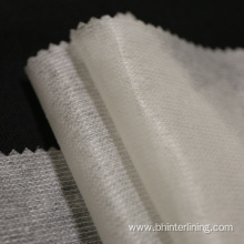Polyester reinforced stitch bond nonwoven fusing interlining
